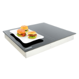 Heat plates built-in appliances - heat plates for flush mounting glass ceramics